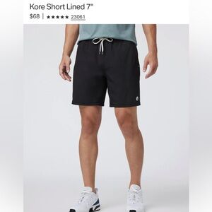 Vuori Kore Short Lined 7”
